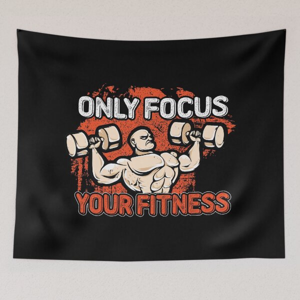 Item preview, Only Focus on Your Fitness designed and sold by Merchrise.