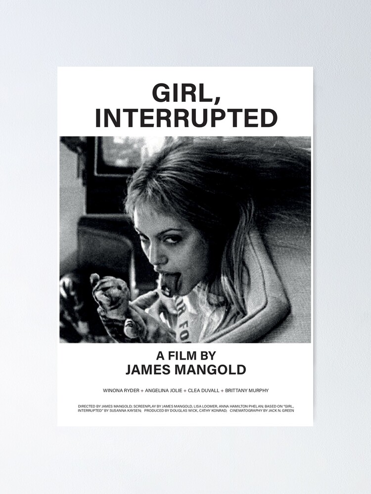 GIRL, INTERRUPTED // best movie poster lisa aesthetic minimal