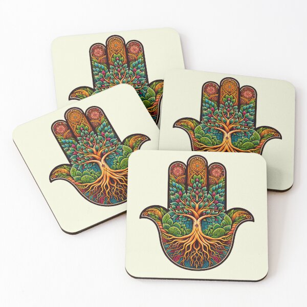 Item preview, Vibrant Hamsa Life Force designed and sold by RuyaFab.