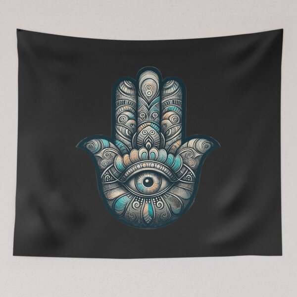 Item preview, Mystical Hamsa Vision designed and sold by RuyaFab.