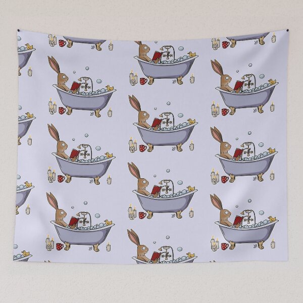 Item preview, Marginal Mischief: bathing bunny designed and sold by faejala.