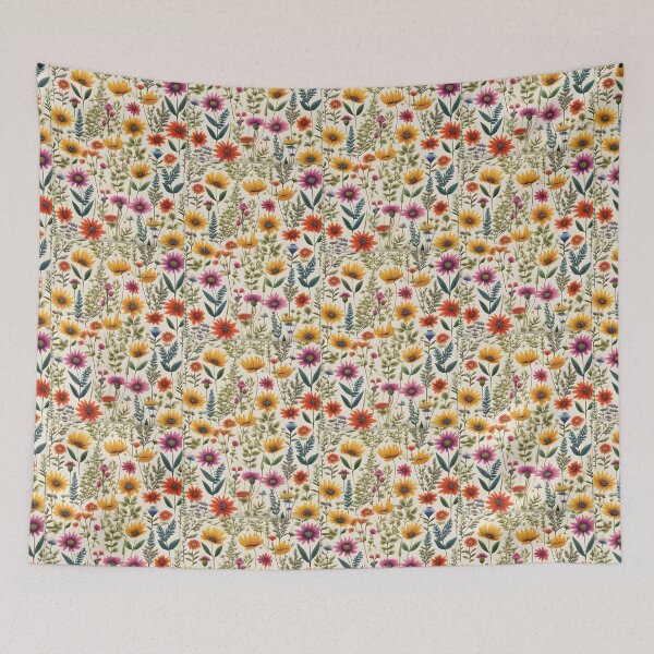Item preview, Beautiful Chic Wildflowers Pattern designed and sold by JoyPhotoArt.
