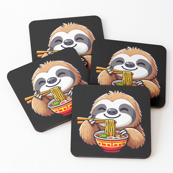 Item preview, Sloth Loves Ramen designed and sold by plushism.
