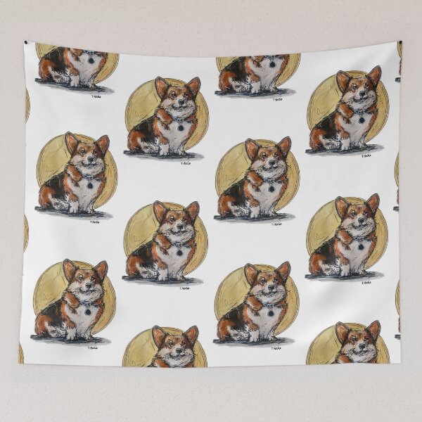Item preview, Corgi Dreams designed and sold by TraceyMackieArt.