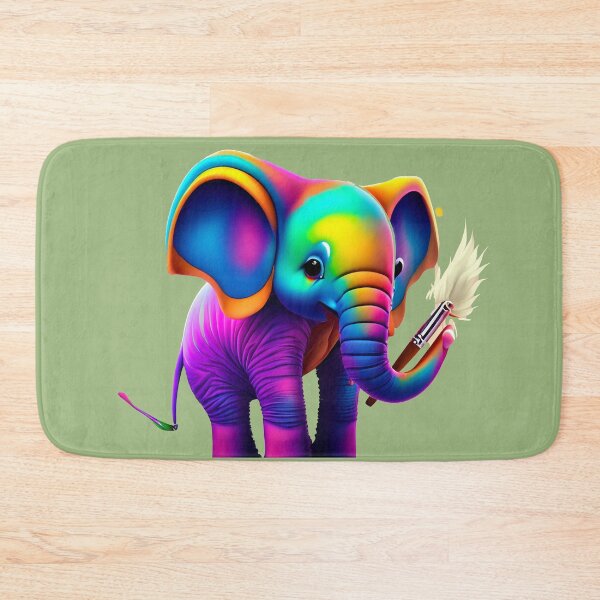 Item preview, Elephant drawn with a paintbrush designed and sold by Firas Aljazzar.