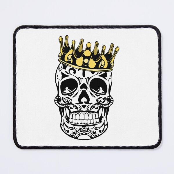 Item preview, Portrait of a Skull Wearing a Golden Crown - Unique Royal Design designed and sold by OpsDesing.