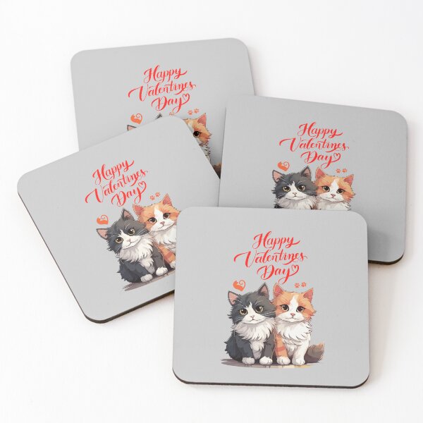 Item preview,  Happy Valentine's day _ cats designed and sold by Jemsruk.