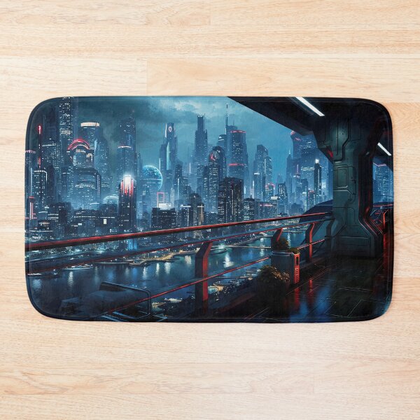 Item preview, Cyberpunk Cityscape #2 designed and sold by Digital Arts Central.