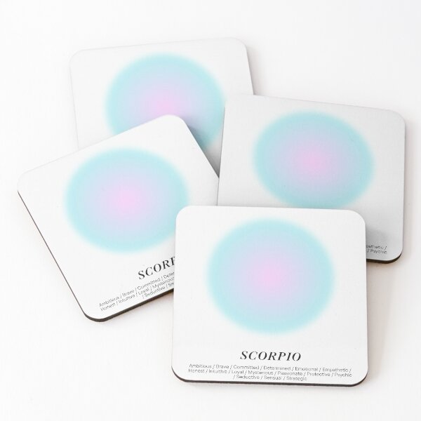 Item preview, Scorpio Star Sign | Aura Gradient Poster designed and sold by energyexchange.