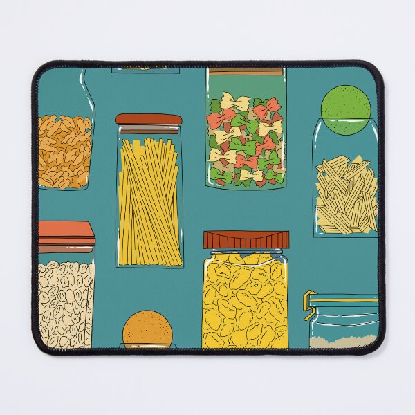 Item preview, Pasta pattern blue designed and sold by ModernAndFunky.