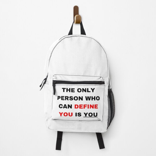 Item preview, The only person who can define you is you Motivational Quote designed and sold by SMARTKIT DESIGNAGENCY.