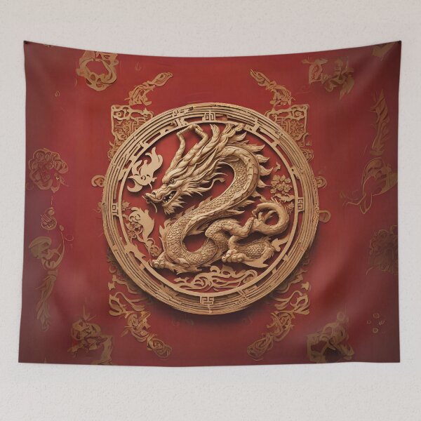 Item preview, Wood Dragon Zodiac designed and sold by letsgetinspired.