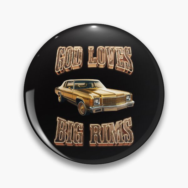 Item preview, GOD LOVES BIG RIMS T SHIRT designed and sold by GodPackApparel.