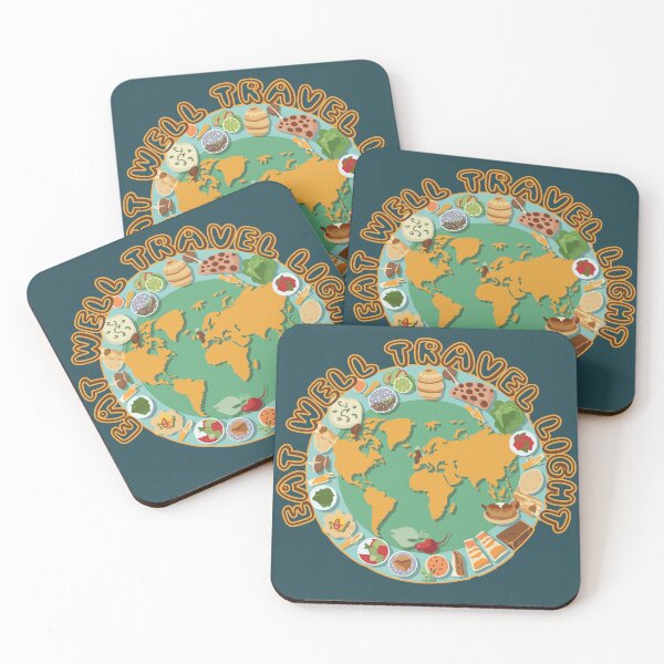 Item preview, Eat Well Travel Light designed and sold by NAMIllustrator.