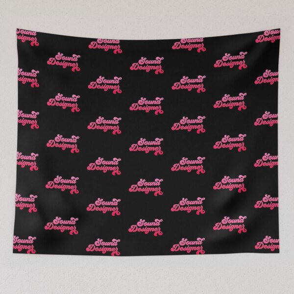 Item preview, Groovy Sound Designer - Hot Pink Gradient designed and sold by NermilioDesigns.