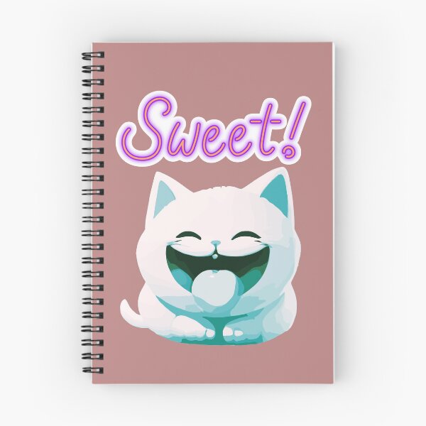 Item preview, Sweet smiling white cat designed and sold by MacLis.