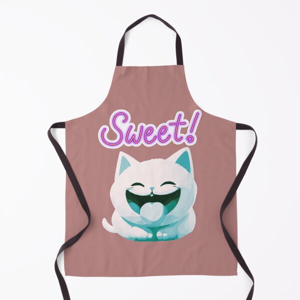 Item preview, Sweet smiling white cat designed and sold by MacLis.