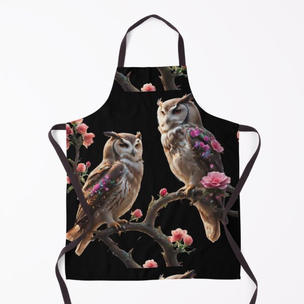 Item preview, Couple owls Love Flowers designed and sold by BotunPeony.