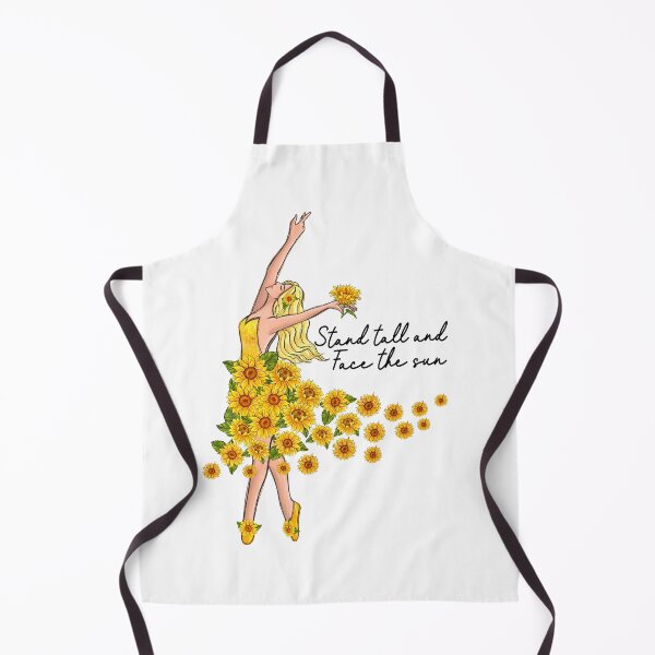 Item preview, Yellow Sunflower Ballerina Inspirational Quote designed and sold by Nicole Creates.