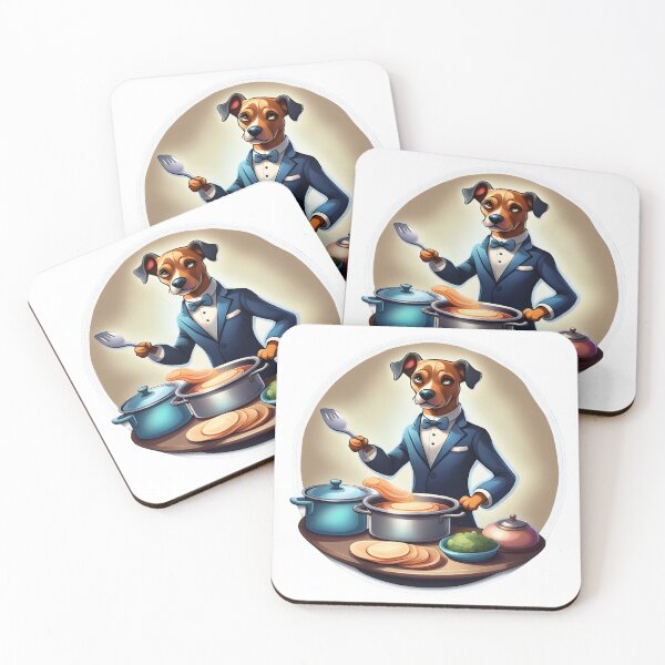 Item preview, "Sophisticated Dog: Culinary Connoisseur" designed and sold by Domi Creatives.