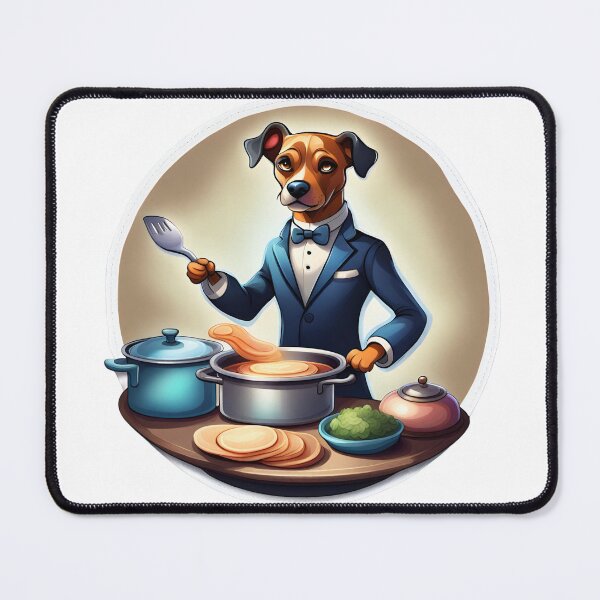 Item preview, "Sophisticated Dog: Culinary Connoisseur" designed and sold by Domi Creatives.