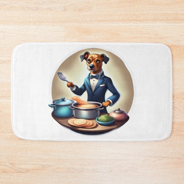 Item preview, "Sophisticated Dog: Culinary Connoisseur" designed and sold by Domi Creatives.
