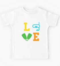 Lustiges Unterwasseratemgerät-Taucher-Kleid Kinder T-Shirt