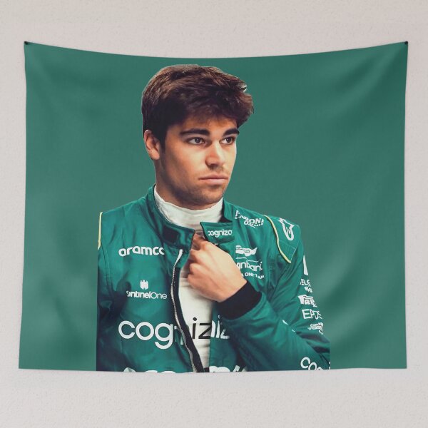 Item preview, Lance Stroll F1 Driver in Green Racing Suit Aston Martin F1 Fernando designed and sold by FormulaGTee1.