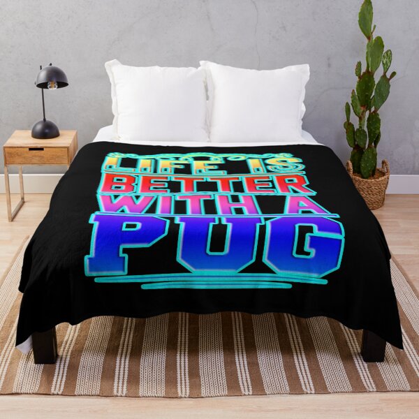 Item preview, Life is Better with a Pug designed and sold by creativerooney.