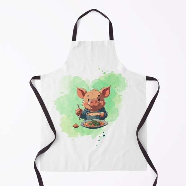 Item preview, "Soup-Loving Piggy: Add Whimsy to Your Day! designed and sold by Lahate.