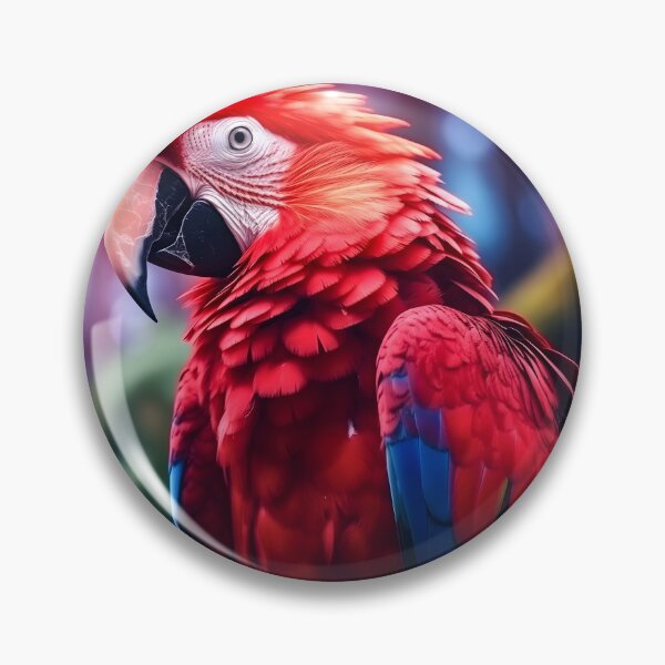 Item preview, Beautiful exotic and tropical red and blue colors parrot or macaw in the summer designed and sold by NBSStore.