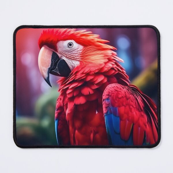 Item preview, Beautiful exotic and tropical red and blue colors parrot or macaw in the summer designed and sold by NBSStore.