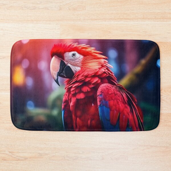 Item preview, Beautiful exotic and tropical red and blue colors parrot or macaw in the summer designed and sold by NBSStore.