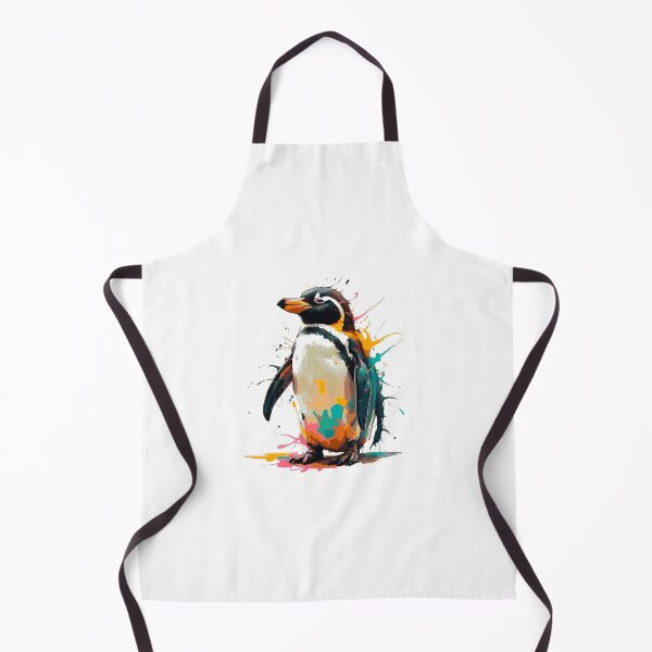 Item preview, Paint splash penguin colourful antarctic colours designed and sold by w1ckerman.