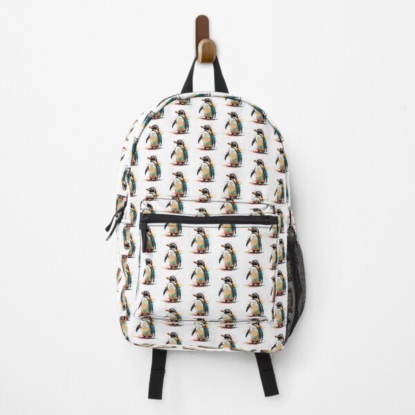 Item preview, Paint splash penguin colourful antarctic colours designed and sold by w1ckerman.