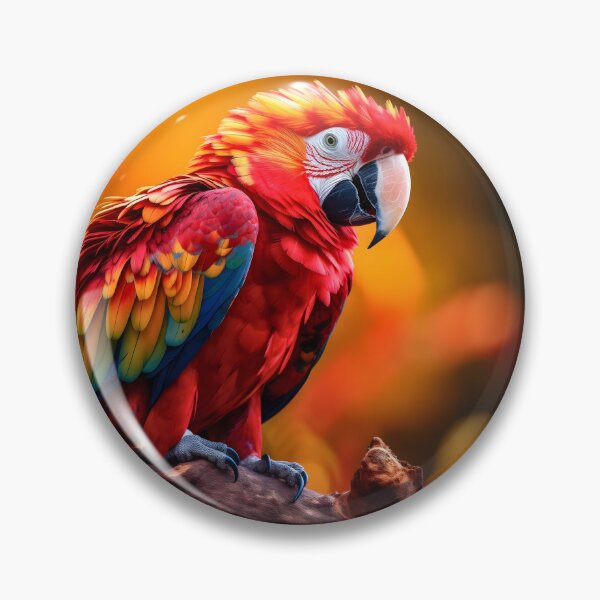 Item preview, Beautiful exotic and tropical red blue and yellow colors parrot or macaw in the summer designed and sold by NBSStore.