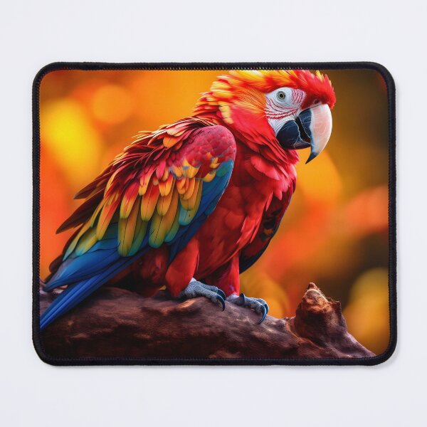 Item preview, Beautiful exotic and tropical red blue and yellow colors parrot or macaw in the summer designed and sold by NBSStore.