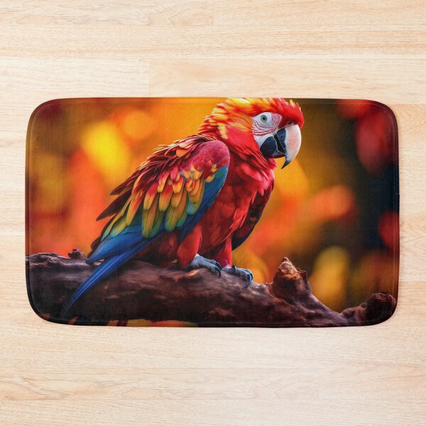 Item preview, Beautiful exotic and tropical red blue and yellow colors parrot or macaw in the summer designed and sold by NBSStore.