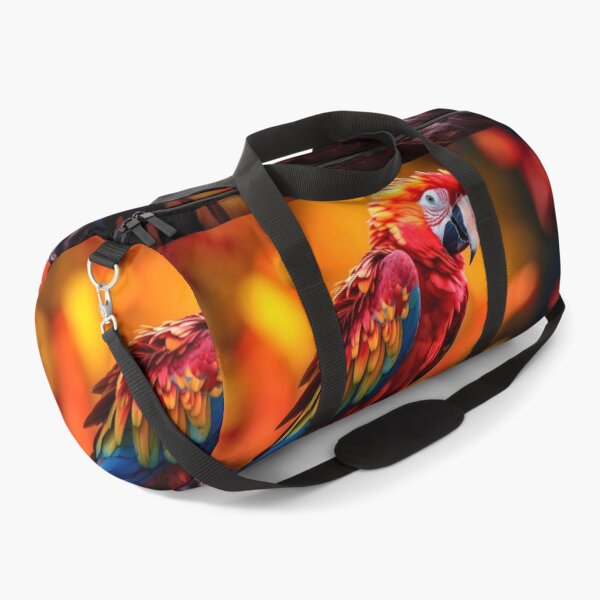 Item preview, Beautiful exotic and tropical red blue and yellow colors parrot or macaw in the summer designed and sold by NBSStore.