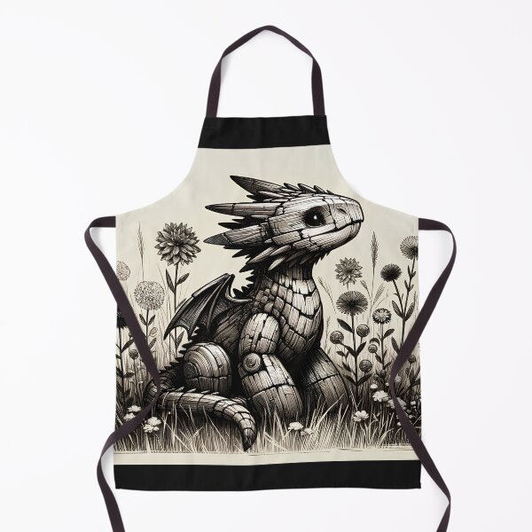 Item preview, Mechanical Hatchling Amongst Wildflowers designed and sold by MachineDesigned.