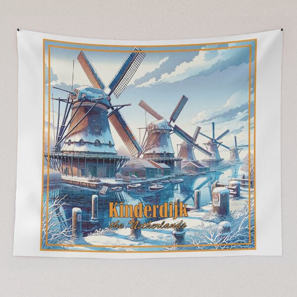 Item preview, Frozen Windmills Scene designed and sold by Era-of-Traveler.