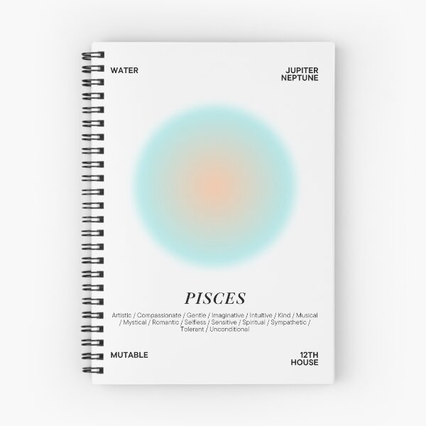 Item preview, Pisces Star Sign | Aura Gradient Poster designed and sold by energyexchange.