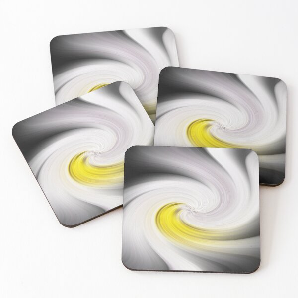 Item preview, yellow white and black swirl pattern  designed and sold by PHILIP CHALK.