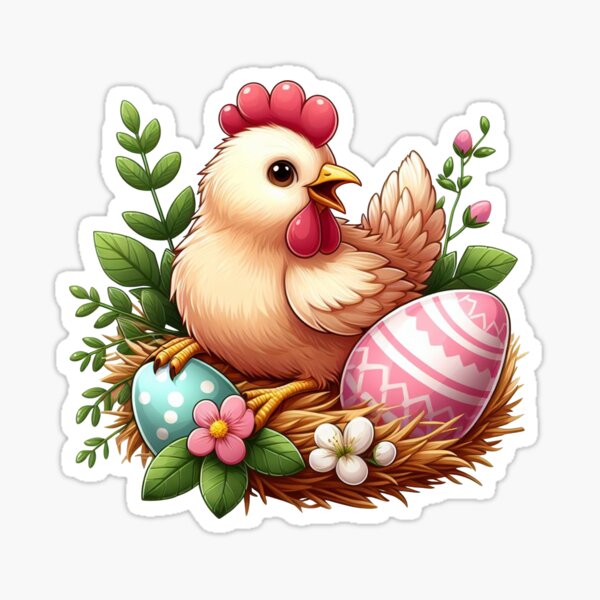 Item preview, Magic Easter Egger Chicken designed and sold by JaaCreativeShop.