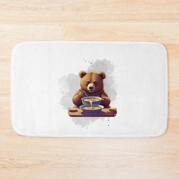 Item preview, "Soup-Loving Bear: Cozy Bliss for Your Day! designed and sold by Lahate.