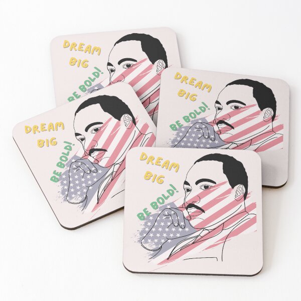 Artikelvorschau, Träume groß, sei mutig, MLK Jr. entworfen und verkauft von neosticker.