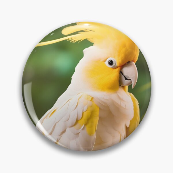 Item preview, Cute yellow tailed and white australian cockatoo or cockatiel bird lover or owner designed and sold by NBSStore.