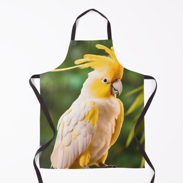 Item preview, Cute yellow tailed and white australian cockatoo or cockatiel bird lover or owner designed and sold by NBSStore.