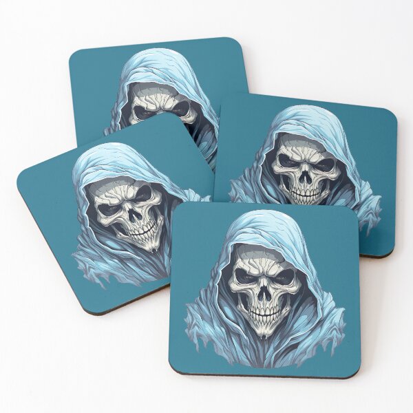 Item preview, Ghostly Wonders: Discover the Magic of Photorealistic Skull Stickers in Vivid Tertiary Colors designed and sold by AzottoShop.