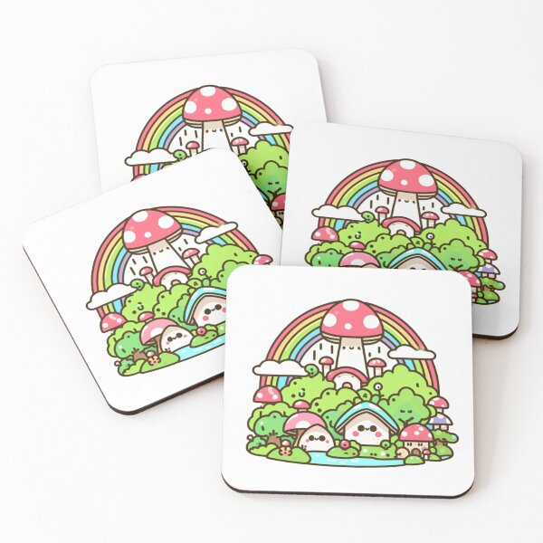 Item preview, The Magical Mushroom Village on the Island of Love designed and sold by Floresdelimao.